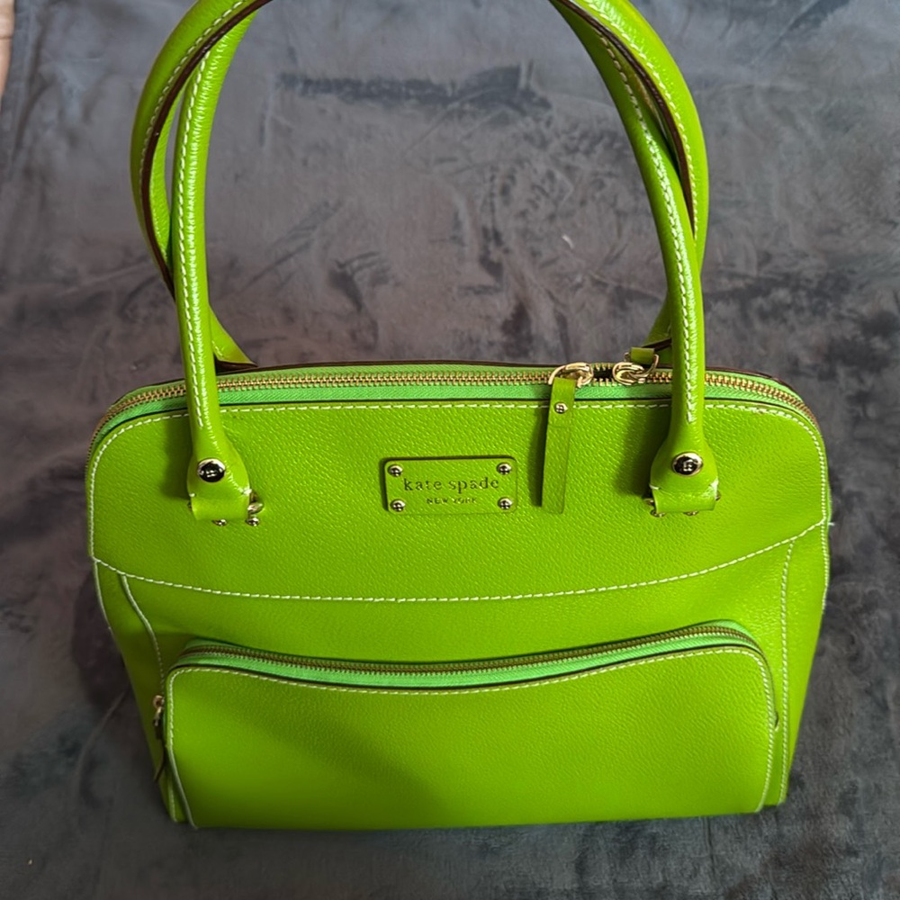 Green Kate Spade Dome Bag